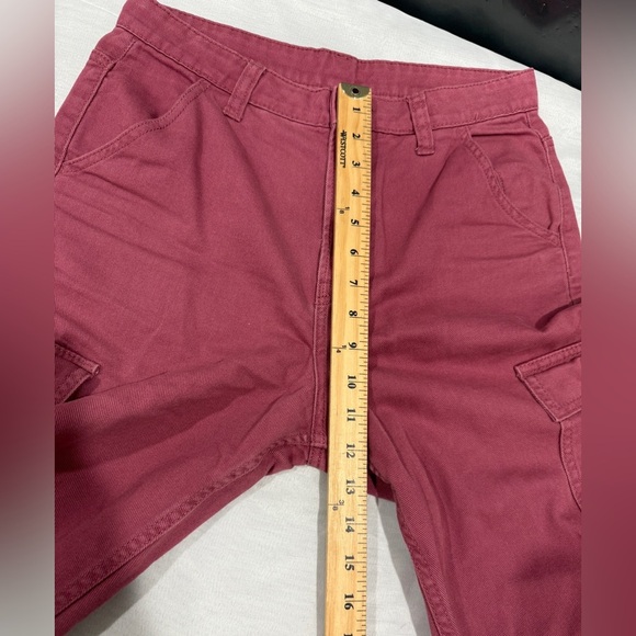 H&M 90S Baggy Women's High Waist Jeans Dusty Rose Size 4 - Picture 5 of 11